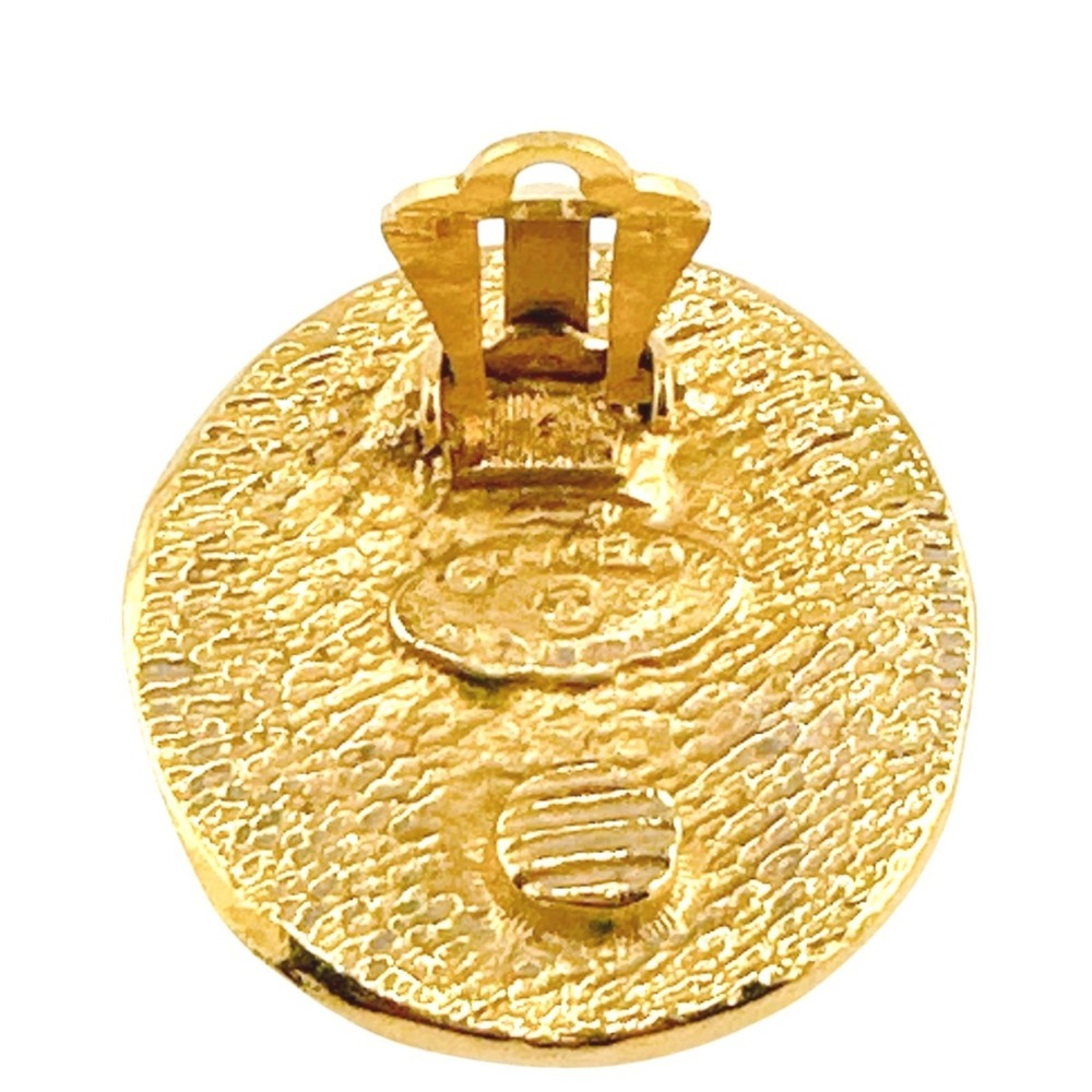 CHANEL Authentic Vintage Gold Earrings - Picture 10 of 11